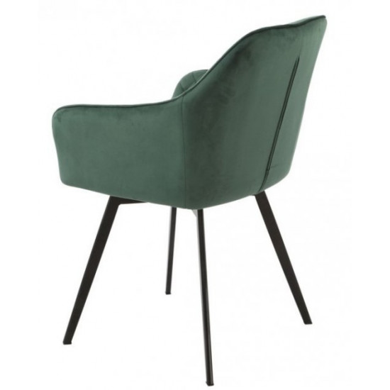 Swivel dining chair Vetro Mebel R-63 emerald corduroy Swivel dining chair Vetro Mebel R-63 emerald corduroy