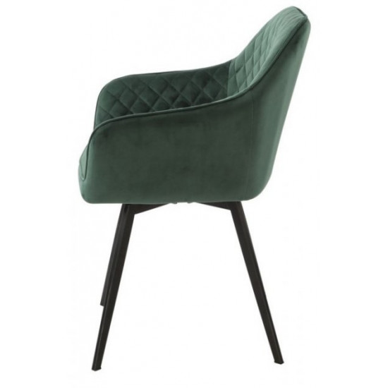 Swivel dining chair Vetro Mebel R-63 emerald corduroy Swivel dining chair Vetro Mebel R-63 emerald corduroy