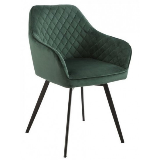 Swivel dining chair Vetro Mebel R-63 emerald corduroy Swivel dining chair Vetro Mebel R-63 emerald corduroy