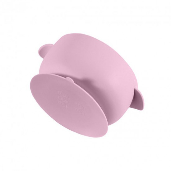 Силиконовая тарелка CUMEENSS AI-114 Pink на присоске с ложкой детская Силиконовая тарелка CUMEENSS AI-114 Pink на присоске с ложкой детская