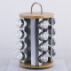 Set of containers for spices Kamille on a round stand 16 pcs KM-7044 Set of containers for spices Kamille on a round stand 16 pcs KM-7044