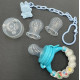 Children's nibbler with silicone tips included 10 x 5 cm Blue (vol-1354) Children's nibbler with silicone tips included 10 x 5 cm Blue (vol-1354)