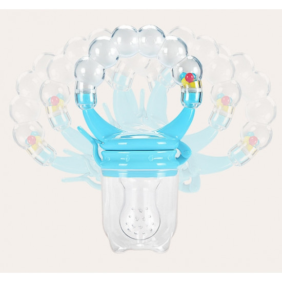 Children's nibbler with silicone tips included 10 x 5 cm Blue (vol-1354) Children's nibbler with silicone tips included 10 x 5 cm Blue (vol-1354)