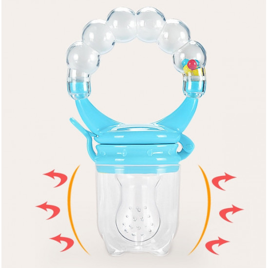 Children's nibbler with silicone tips included 10 x 5 cm Blue (vol-1354) Children's nibbler with silicone tips included 10 x 5 cm Blue (vol-1354)