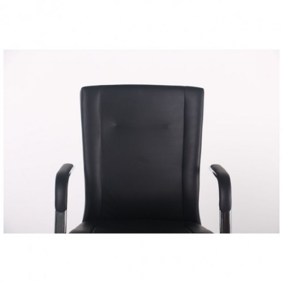 Кресло на полозьях AMF Bill CF Black черное Кресло на полозьях AMF Bill CF Black черное