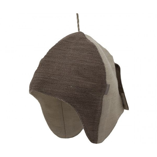 Brown bath cap (60% linen+40% cotton) 2263 (Finland) Brown bath cap (60% linen+40% cotton) 2263 (Finland)