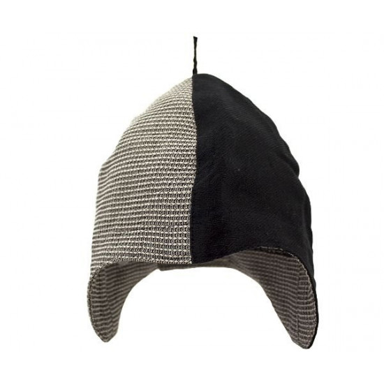 Black bath cap (60% linen+40% cotton) 2240 (Finland) Black bath cap (60% linen+40% cotton) 2240 (Finland)
