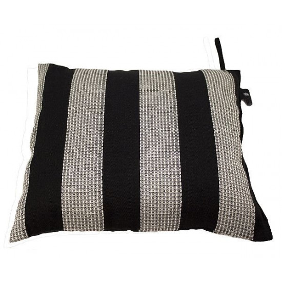 Sauna pillow black stripe 26x30 cm (60% linen + 40% cotton) 2235 (Finland) Sauna pillow black stripe 26x30 cm (60% linen + 40% cotton) 2235 (Finland)