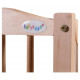 Baby cot Veselka with a pendulum, drawer and folding side panel, DVMYO-3 Babyroom Light beech Baby cot Veselka with a pendulum, drawer and folding side panel, DVMYO-3 Babyroom Light beech