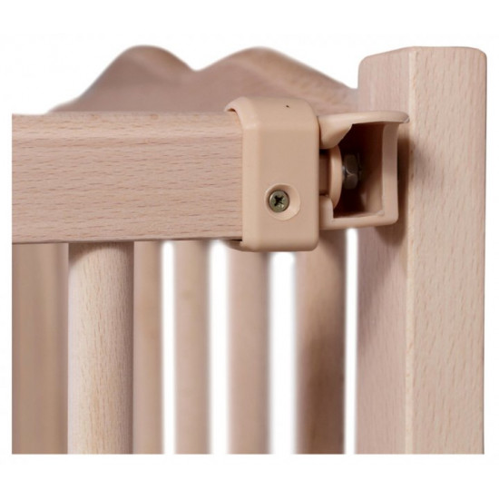 Baby cot Veselka with a pendulum, drawer and folding side panel, DVMYO-3 Babyroom Light beech Baby cot Veselka with a pendulum, drawer and folding side panel, DVMYO-3 Babyroom Light beech