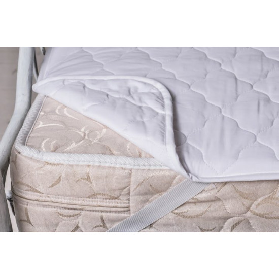 Mattress cover Fleece 160*190 cm calico/siliconized fiber with elastic bands art.829.04SU Mattress cover Fleece 160*190 cm calico/siliconized fiber with elastic bands art.829.04SU
