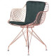 Кресло Ibis rose gold/emerald (сталь/текстиль велюр) (545675) Кресло Ibis rose gold/emerald (сталь/текстиль велюр) (545675)