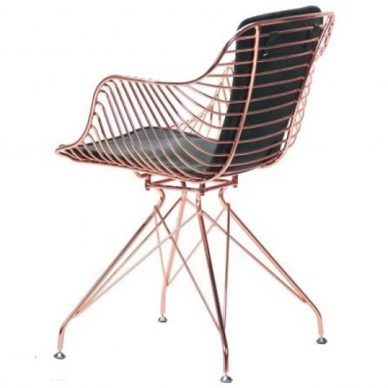 Кресло Ibis rose gold/emerald (сталь/текстиль велюр) (545675) Кресло Ibis rose gold/emerald (сталь/текстиль велюр) (545675)