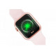 Розумні Смарт Годинник Smart Watch бездротова зарядка для ios/android Х7 Рожевий