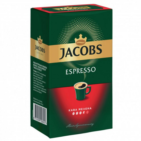 Кава мелена Jacobs Espresso 230 г Кава мелена Jacobs Espresso 230 г