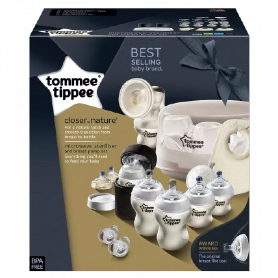 Tommee Tippee feeding set for newborns starting from 0 months. (73469) Tommee Tippee feeding set for newborns starting from 0 months. (73469)