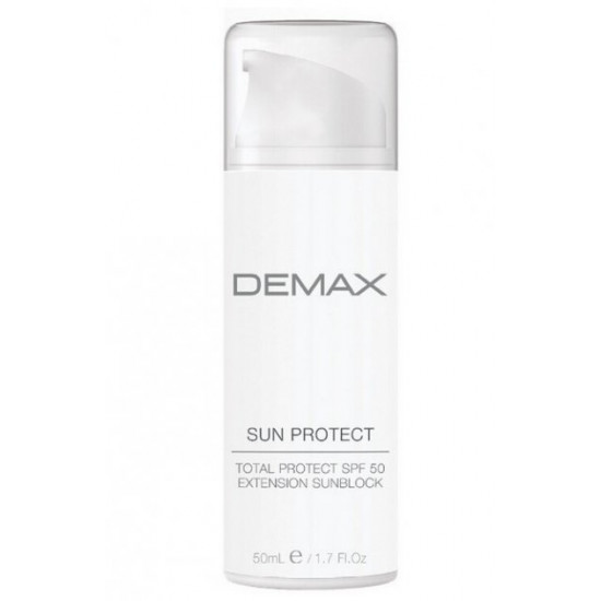 Захисний санблок SPF 50 50мол Total Protect SPF 50 Extension Sunblock Demax 048 Захисний санблок SPF 50 50мол Total Protect SPF 50 Extension Sunblock Demax 048