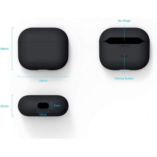 Чохол Elago Liquid Hybrid Case Black for Airpods 3 (EAP3RH-BK) Чохол Elago Liquid Hybrid Case Black for Airpods 3 (EAP3RH-BK)