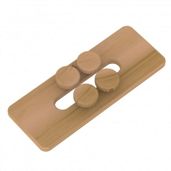 Anatomical headrest for sauna SPP 513-D Cedar Anatomical headrest for sauna SPP 513-D Cedar