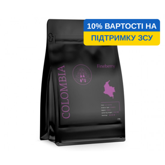 Fineberry Colombia ground coffee 250 g Fineberry Colombia ground coffee 250 g