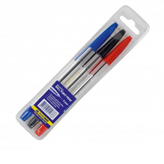 Kulkov pen Buromax 3 colors Corvina type plastic case (BM.8433) Kulkov pen Buromax 3 colors Corvina type plastic case (BM.8433)