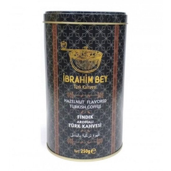 Кофе молотый турецкий со вкусом лесных орехов Ibrahim Bey 250 г Кофе молотый турецкий со вкусом лесных орехов Ibrahim Bey 250 г