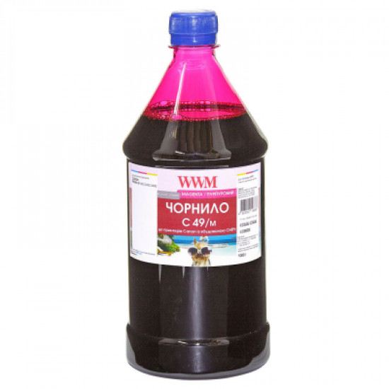Чернила WWM Canon GI-490 1000г Magenta (C49/M-4) Чернила WWM Canon GI-490 1000г Magenta (C49/M-4)