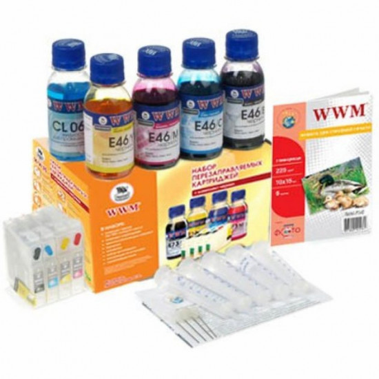 Комплект перезаправляемых картриджей WWM Epson C63/85/CX3500/6500 (RC.T046) Комплект перезаправляемых картриджей WWM Epson C63/85/CX3500/6500 (RC.T046)