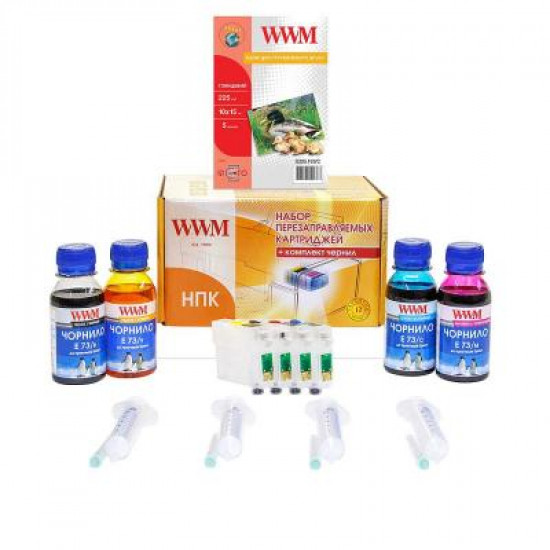 Комплект перезаправляемых картриджей WWM Epson SX525WD/OfficeBX305F/BX625FWD (RC.T129) Комплект перезаправляемых картриджей WWM Epson SX525WD/OfficeBX305F/BX625FWD (RC.T129)