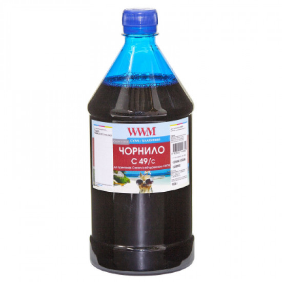 Чернила WWM Canon GI-490 1000г Cyan (C49/C-4) Чернила WWM Canon GI-490 1000г Cyan (C49/C-4)
