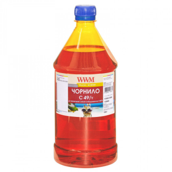 Чернила WWM Canon GI-490 1000г Yellow (C49/Y-4) Чернила WWM Canon GI-490 1000г Yellow (C49/Y-4)