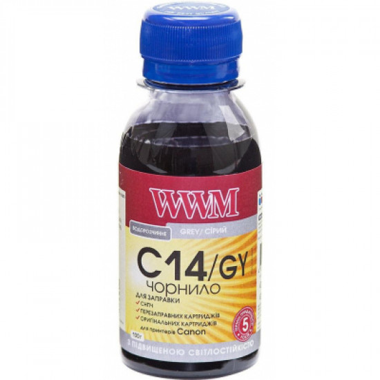 Чернила WWM CANON CLI-451/CLI-471 100г Gray (C14/GY-2) Чернила WWM CANON CLI-451/CLI-471 100г Gray (C14/GY-2)
