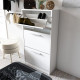Hallway cabinet with shoe mechanism, anthracite W590*H1200*D280 Hallway cabinet with shoe mechanism, anthracite W590*H1200*D280