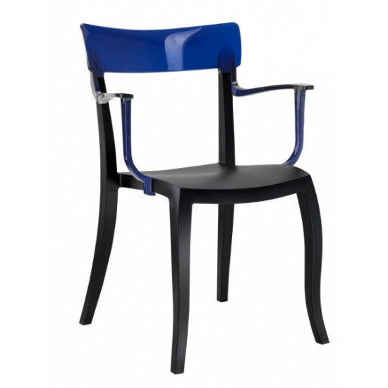 Chair Armchair PAPATYA Hera-K Black seat, blue top (IR03682) Chair Armchair PAPATYA Hera-K Black seat, blue top (IR03682)