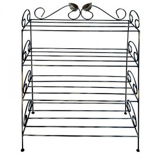 Forged shoe rack Athens 4 tiers 80 cm Forged shoe rack Athens 4 tiers 80 cm