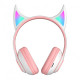 Wireless Children's Headphones with Backlit Ears with MicroSD Ear STN-25 Bluetooth Pink Wireless Children's Headphones with Backlit Ears with MicroSD Ear STN-25 Bluetooth Pink