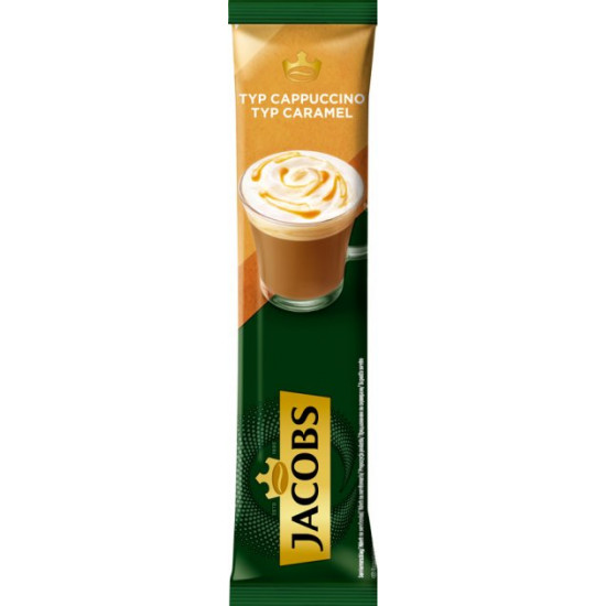 Кавовий напій Jacobs Cappuccino Caramel 8 шт x 12 г (8711000454244) Кавовий напій Jacobs Cappuccino Caramel 8 шт x 12 г (8711000454244)