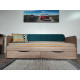 Bed Family furniture workshop Fanta 80*190 sonoma with turquoise Bed Family furniture workshop Fanta 80*190 sonoma with turquoise