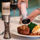 Supretto salt and pepper mill on stand (5828) Supretto salt and pepper mill on stand (5828)