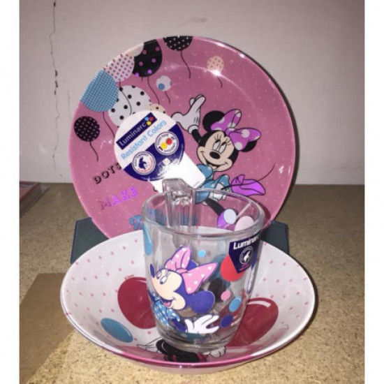 Набор детской посуды Luminarc Disney Party Minnie 3 предмета (N5279) Набор детской посуды Luminarc Disney Party Minnie 3 предмета (N5279)
