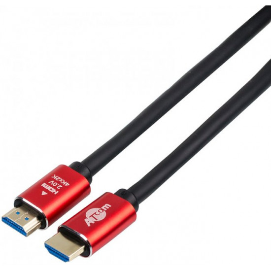 Кабель Atcom HDMI - HDMI 4K v.2.0 30 м Red/Gold (24930) Кабель Atcom HDMI - HDMI 4K v.2.0 30 м Red/Gold (24930)