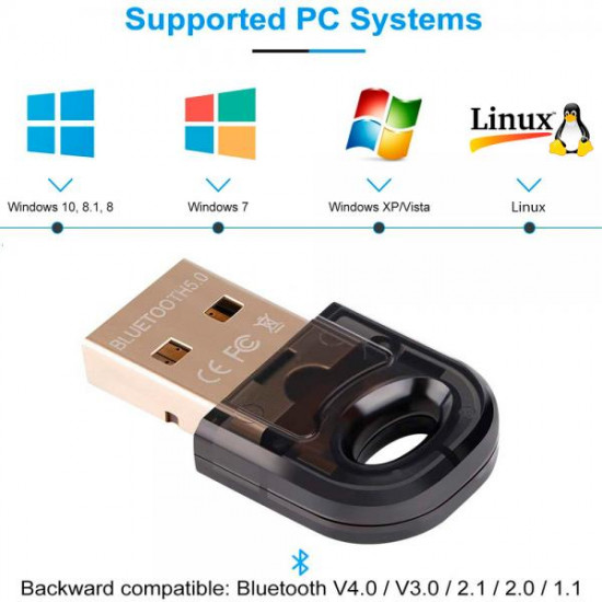 Bluetooth-адаптер Vention 5.0 RTL8761B (CDDBG) Bluetooth-адаптер Vention 5.0 RTL8761B (CDDBG)
