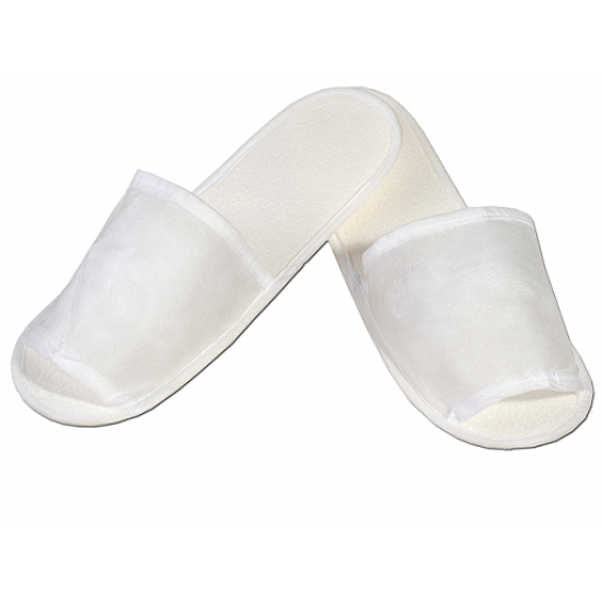 Disposable non-woven slippers for hotels (100 pairs) 29 cm Luxyart White (2000001118030) Disposable non-woven slippers for hotels (100 pairs) 29 cm Luxyart White (2000001118030)