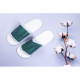 Disposable non-woven slippers for hotels (100 pairs) 29 cm Luxyart Green (2000001118085) Disposable non-woven slippers for hotels (100 pairs) 29 cm Luxyart Green (2000001118085)