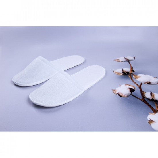 Disposable terry slippers for hotels (50 pairs) 29 cm Luxyart White (2000001118146) Disposable terry slippers for hotels (50 pairs) 29 cm Luxyart White (2000001118146)
