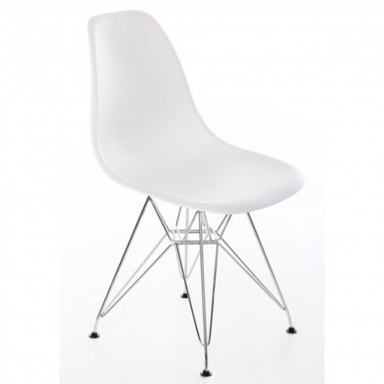 Стул AMF Aster PL Lite Chrome Белый (металл/пластик) (547522) Стул AMF Aster PL Lite Chrome Белый (металл/пластик) (547522)