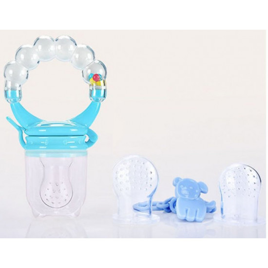 Children's nibbler with silicone tips included 10 x 5 cm Blue (n-1354) Children's nibbler with silicone tips included 10 x 5 cm Blue (n-1354)