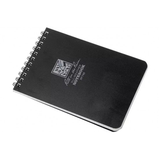 Waterproof Notepad Rite in the Rain 4 x 6 Black, 746 Waterproof Notepad Rite in the Rain 4 x 6 Black, 746