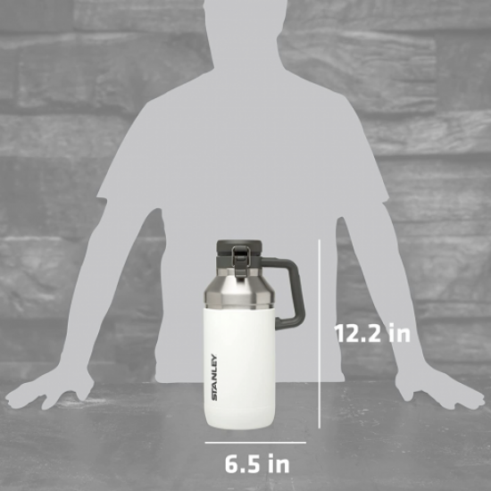 Thermos Stanley Easy-Pour Go Vacuum Growler White 1.9 l (10-06688-002) Thermos Stanley Easy-Pour Go Vacuum Growler White 1.9 l (10-06688-002)