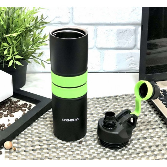 Thermal mug 2in1 Edenberg 650ml Green (EB-637) Thermal mug 2in1 Edenberg 650ml Green (EB-637)